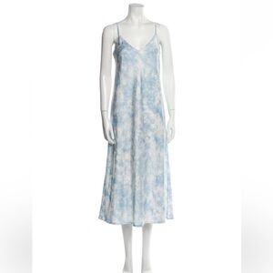 All Saints Women’s Cloud Tie-Dye Print Long Slip Dress Size: UK 4, US 0